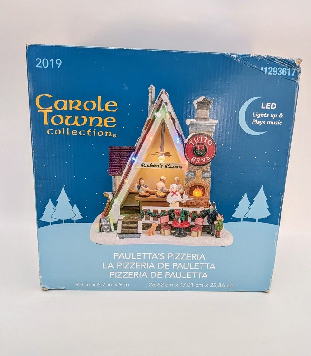 Carole Towne Collection 2019 Pauletta's Pizza #1293617 with Box Tested & Works